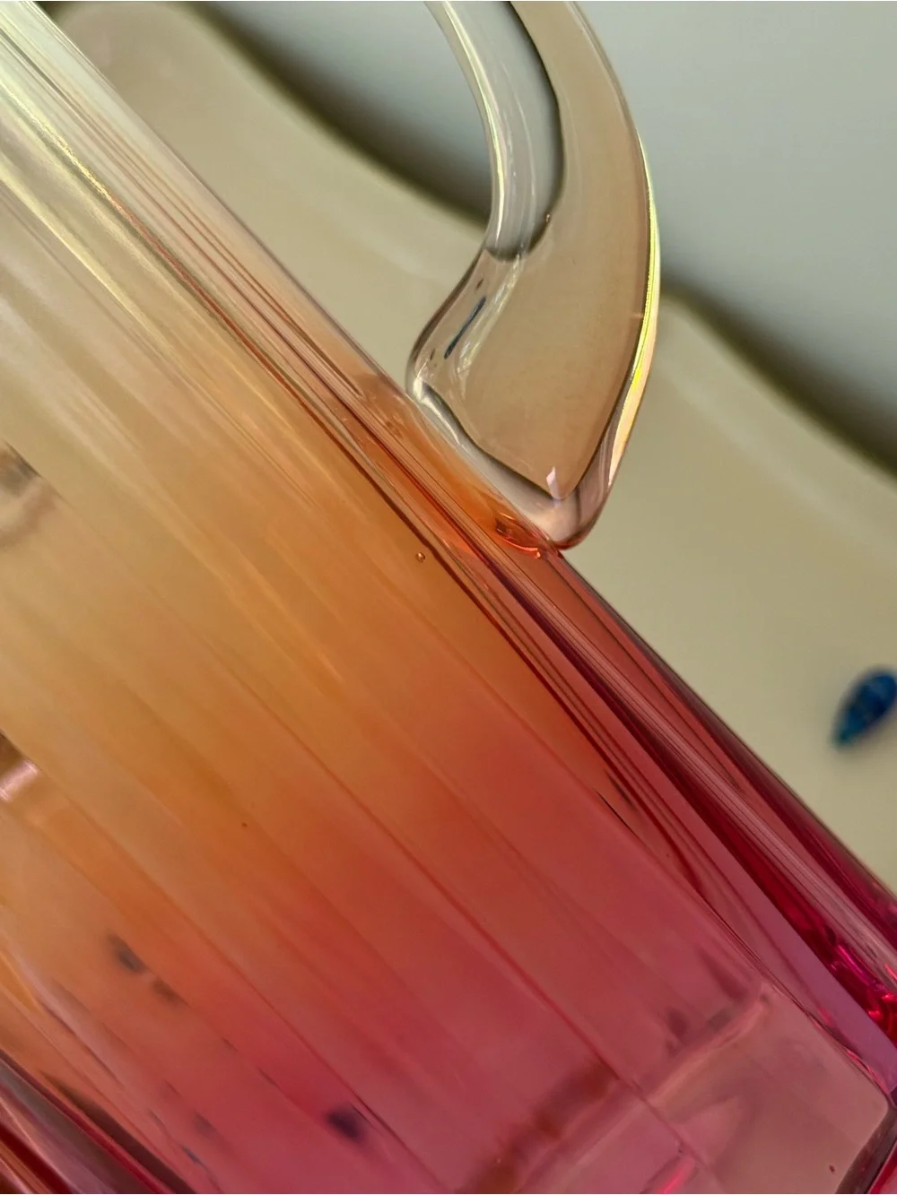 Anthropologie Isla Spritz Pitcher Pink Ombré